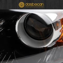 Halogen Headlight Compatible With 2011-2013 Kia Sorento Left & Right Side Black Housing Clear Lens Headlamp Assembly Replaces# 921021U200 921011U200 KI2502143 KI2503143(Left + Right)