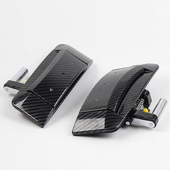 1 Pair Left Driver and Right Passenger Side Exterior Door Handle Kit Replacement Compatible with Nissan 350Z 2003-2009 Replaces# 80607-CD41E 80607-CD400 (Carbon Fiber)