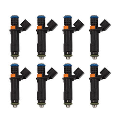 8PCS Fuel Injectors 2 Holes Nozzle Compatible with Ford 5.4 L V8 Expedition 2005-2006, F-150 F-250 F-350 2005-2007 Lincoln Navigator 2005-2007 Lincoln Mark LT 2006-2007 FJ817 5C3Z9F593D