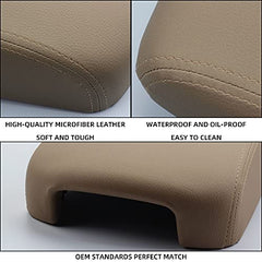 Armrest Center Console Cover Lid Kit Beige Compatible with Nissan Altima 2013 2014 2015 2016 2017 2018