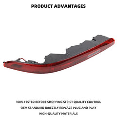 Rear Bumper Reflector Tail Light Fog Lamp Compatible with Audi Q7 2016-2022 Replace 4M0945095 (Left Driver Side)