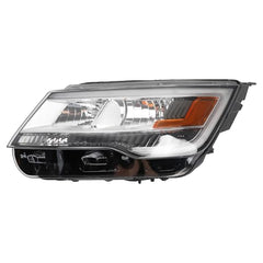 Halogen Headlight W/LED DRL Compatible With Ford Explorer Limited/XLT/Platinum 2016 2017 2018 Headlamp Left Driver Side Black Housing Clear Lens Replaces# FB5Z13008N FO2518130