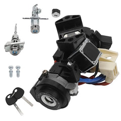 Ignition Lock Switch Assembly with Door/Trunk/Glovebox Locks & Keys Compatible with Hyundai Sonata 2015-2019 Replaces 81905-C2510 81900-C1A00 81900-C1B00 Complete Ignition Lock Cylinder Housing Kit