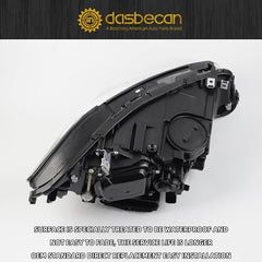 Xenon/HID Headlamp Without Drive module Compatible With BMW 5 series F10 550i 535i 528i 2014-2017 Left+Right Side(W/O AFS) Replaces# 63117343905 63117343906 (Not Plug and Play)