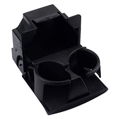 Black Rear Center Console Cup Holder Replacement Compatible with Nissan Titan 2004-2015 Replaces# 96967-9FD0B