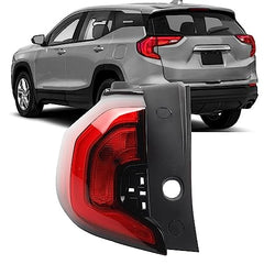 Left Driver Side Tail Light Assembly Rear Lamp Compatible with 2018-2021 GMC Terrain