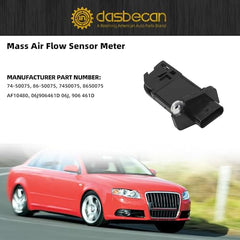 06J906461D Mass Air Flow Sensor MAF Sensor Compatible with Audi A3 2009-2010 A4 2009-2016 A5 2010-2014 A6 2012-2015 Q3 2015-2018 Q5 2011-2017 Quattro Models