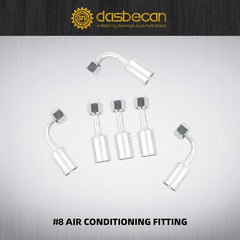 26PCS Air Conditioning Hose and Fitting Kit 6.5ft #6#8#10 AC Hose Kit, #6#8#10 AC Fittings and Universal AC Receiver Drier