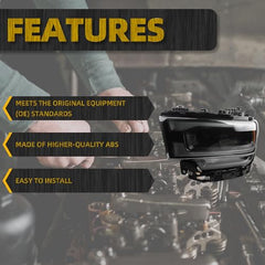 68360178AD Headlamp Compatible with 2019-2024 Dodge Ram 2500 3500 OE#68360179AD LH Driver Side Head Lights
