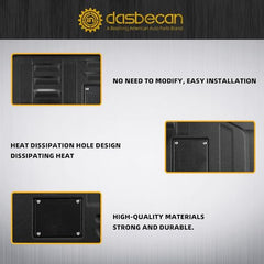 Upgraded Engine Splash Shield Compatible with Ford Escape 2013-2019 - Stable Mud Flaps and Under Engine Cover with Short Bolts and Flat Washers