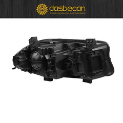 Halogen Headlight with LED DRL & Turn Signal Lights Compatible with Dodge Charger 2022 2023 Headlight Assembly Left Driver Side Black Housing Clear Lens Replaces# 68546771AC