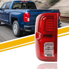 Tail Light Assembly Rear Lamp LED Type Compatible with 2016-2018 Chevy/Chevrolet Silverado 1500 Left Driver Side GM2800294 84288718