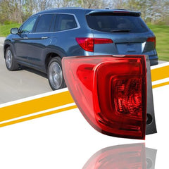 Tail Light Assembly LED Compatible With 2016-2018 Honda Pilot 2022-2024 Honda Passport Rear Lamp Right Passenger Side 33500TG7A01