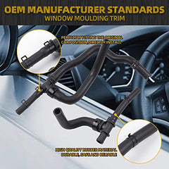 5058437AK Heater Hose Set with TEE Supply-Return Compatible with Dodge Journey 2.4 VVT 2008 2009 2010 2011 2012 2013 2014 2015 2016 2017 2018 2019 2020 Replaces 5058437AD 5058437AI