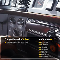 85120276 Blower Motor Fan Assembly Compatible with Volvo VNL VN Series Trucks 2008-2018 Replaces# U2100001 1018009 351044621 70826161 AB174000P VOL85120276 VOL-85120276