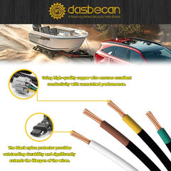 56474 Trailer Hitch Wiring Harness Kit Compatible with Kia Sorento 2022 Sportage 2022 2023 (4-Way Flat Trailer Connector Plug) Vehicle-Side