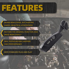 Left Driver Side Seat Switch Bezel Trim Panel Compatible with Chevrolet Malibu 2013 2014 2015 2016 Replaces 22753131(Black) Seat Adjuster Switch Bezel Cover