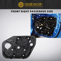 Front Right Passenger Side Window Regulator Without Motor Compatible with 2016-2020 Hyundai Tucson Replaces# 82481-D3011 82481-D3010