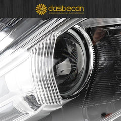 Halogen Headlamp Compatible With Ford Taurus 2013 2014 Left Driver Side Black Housing Clear Lens Headlamp Assembly Replaces# DG1Z13008C FO2502310