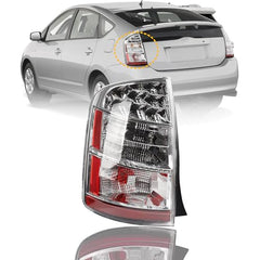 Driver Side Tail Light Compatible with 2006 2007 2008 2009 Toyota Prius Rear Left Tail Light Replaces# 8156147100 W/Light Bulbs