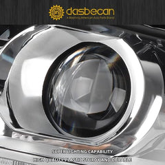 HID Headlight Compatible With Chevy Tahoe Chevy Suburban 2015-2020 Projector Xenon Headlamp Assembly w/Bulbs Left Driver Side Replaces# 84582598 84582597