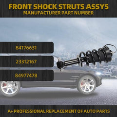 1Pcs Front Struts Shock Assembly Absorber w/Magnetic with spring Compatible with 2015-2021 Cadillac Escalade Chevy Suburban Tahoe GMC Yukon XL Sierra 1500 Replace# 84176631 23312167