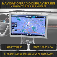 8" Sync 2 Touch Screen LCD Display Compatible with 2011-2015 Ford F150 F250 F350 Explorer Edge | Replaces# DC3T-18B955-FA LQ080Y5DZ03, Navigation Radio Information Monitor