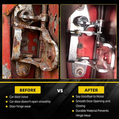 Front Lower Door Hinge Assembly Compatible with Dodge Ram 1500 2009-2018, Ram 2500 3500 2010-2024, Ram 1500 Classic 2019-2024 Truck, Right Passenger Side, Replaces# 68058518AC 68058518AB