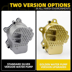 Electric Water Pump Gold Compatible With 2012-2016 Toyota Prius V 1.8L L4 Prius C 1.5L L4 and For Lexus CT200h 1.8L L4 OE# 161A0-29015 161A0-39015 WPT190 WPT-190 - Dasbecan