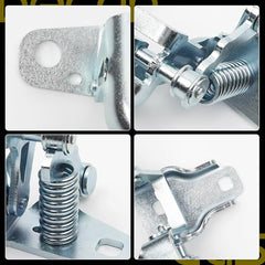 Front Lower Door Hinge Assembly Compatible with Dodge Ram 1500 2009-2018, Ram 2500 3500 2010-2024, Ram 1500 Classic 2019-2024 Truck, Left Driver Side, Replaces# 68058519AC 68058519AB