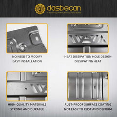 Front Lower Engine Splash Shield Compatible with 2015-2022 Ford F-150 F150 2.7L 3.3L 3.5L F150 Splash Guard OEM Replacement #FL3Z-5D032-D FL3Z5D032D