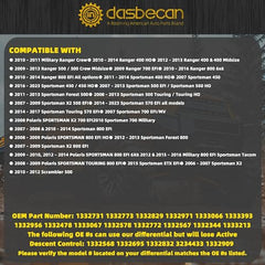 Front Side Differential Assembly Compatible with Polaris Ranger Sportsman Scrambler 400 450 500 570 700 800 ETX 2007-2021 Replaces# 1332971 1332578 1332772