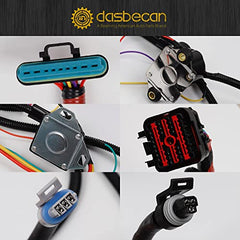 Engine Wiring Harness w/o Calif Compatible with Ford F250 F350 F450 F550 Super Duty Excursion V8 7.3L Diesel Engine 2002 2003 Replaces F81Z-12B637-FA