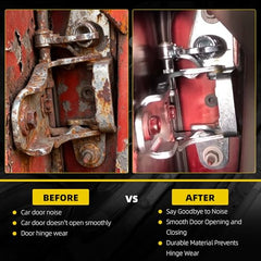 Front Lower Door Hinge Assembly Compatible with Dodge Ram 1500 2009-2018, Ram 2500 3500 2010-2024, Ram 1500 Classic 2019-2024 Truck, Left Driver Side, Replaces# 68058519AC 68058519AB