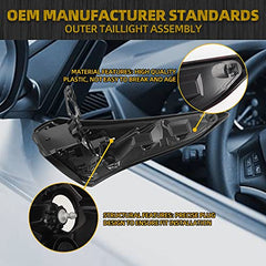 Left Drive Side Tail Light Assembly Rear Lamp Compatible with 2020 2021 2022 2023 Toyota Highlander