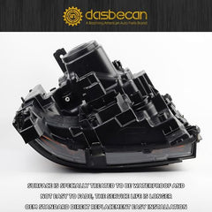 HID/Xenon Headlamp Compatible with Chevy Silverado 1500 2016-2018 /Chevy Silverado 1500 LD 2019 Left Driver Side Headlight Assembly Black Housing Replaces# 84181562 84181563 (w/o bulbs)