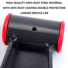 2 Inch Suspension Rear Lowering Shackle Kit Compatible with Chevy Silverado GMC Sierra 1500 C1500/C2500 1988-2018 Replace# 410520