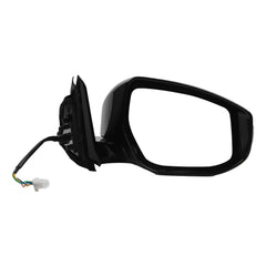 Right Passenger Side Door Mirror Compatible with Nissan Altima 2013-2018 Heated with Turn Signal Indicator Power Glass Manual Folding Replaces 963013TH3A Black 6Pins