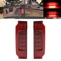 2Pcs UTV Tail Light Assembly Red LED Taillight Rear Brake Stop Light Running Light Compatible with Polaris Ranger 570 Full Size XP 900 RGR GENERAL 1000 Rear Tail Light 2013-2019 2412774