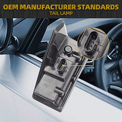 UTV Ranger LED Tail Lights Compatible with Polaris Ranger 1000 XP/Crew 2018 2019 2020 2022 Rear Brake Stop Running Lamps OEM 2413766 2413767 Pair Red