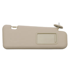 Front Right passenager Side Sun Visor with Light Compatible with Toyota Highlander 2008-2013 74310-48520-E0,74320-48490-E0 (Beige)