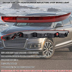 Rear Bumper Reflector Tail Light Fog Lamp Compatible with Audi Q7 2016-2022 Replace 4M0945095 (Left Driver Side)