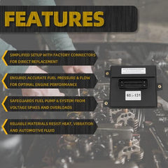 Fuel Pump Driver Module Compatible With 2010-2012 Chevrolet/Chevy Silverado,Suburban,Tahoe, Traverse;2012 Chevrolet/Chevy Impala Engine Fuel Pump Flow Control Module Replace# 601-131 20877116