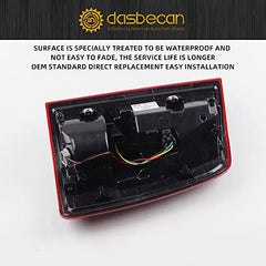 LED Tail Lights Assembly Compatible With RAM 1500 2013-2018 RAM 2500 & 3500 2014-2018 Driver Side w/Bulbs Replaces# 68093081AB