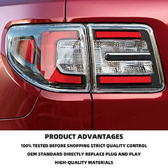 Left Tail Light Assembly Compatible with GMC Acadia Denali SLE SLT 2013-2016 / Acadia Limited Base 2017 Driver Side Taillight Replace# 84051375-PFM