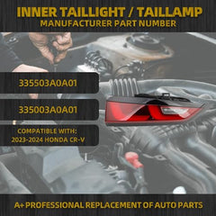 LED Inner Tail Light Rear Compatible with Honda CR-V EX-L/Sport/Hybrid 2023 2024 23 24 Left Side OEM Number Replace 341553A0A01 341503A0A01