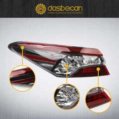 LED Left Tail Light Assembly Compatible with 2021 2022 2023 Toyota Camry Rear Lamp With Wiring Harness Replaces# 81560-06A30 TO2804158