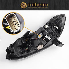 42725481 LED Head Light Front Lamp DRL Compatible with Chevy Trax 2017 2018 2019 2020 2021 2022 GM2503450 Passenger Side Bumper Lights