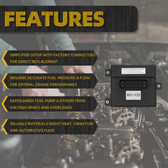 Fuel Pump Driver Module Compatible With 2007-2009 Chevrolet/Chevy Silverado;GMC Sierra;2008-2009 Chevrolet/Chevy Tahoe Engine Fuel Pump Flow Control Module Replace# 601-132 20759945