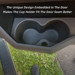 2PCS Car Door Cup Holder Compatible with 2009-2020 Dodge Ram 1500 2500 3500 4500 5500 Front Driver Passenger Foam Holder Replaces # 5NN24XXXAA 1LD23XXXAA